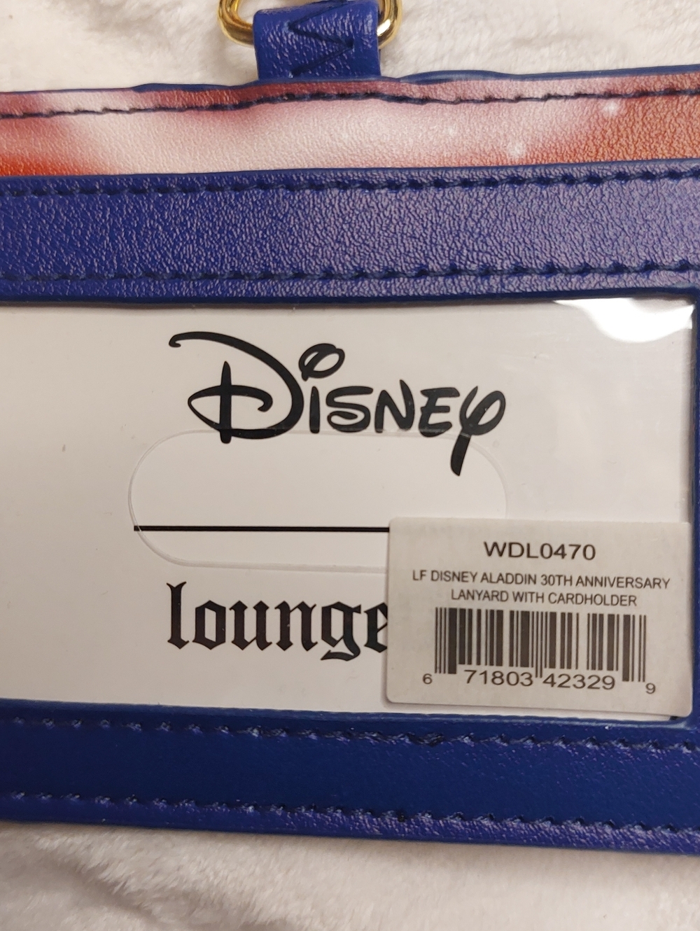 Loungefly: Disney - Aladdin 30th Anniversary Lanyard with Cardholder - Picture 2 of 5